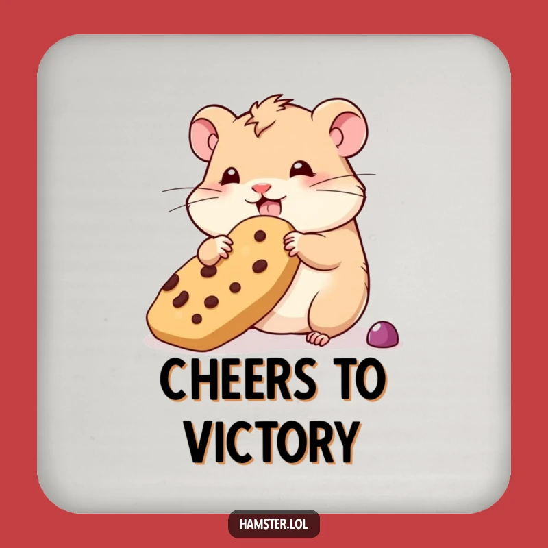 Funny Wobbly Hamster Coasters - Hilarious & Protective Table Decor