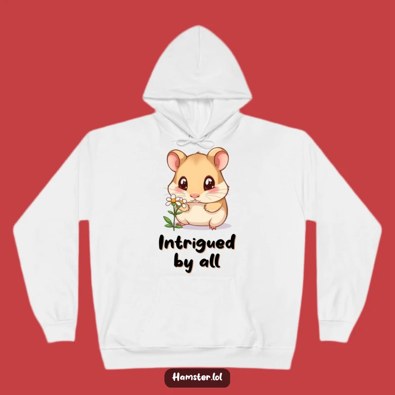 Funny Curious Hamster Hoodie - Cozy & Hilarious Pet Wonder Gift