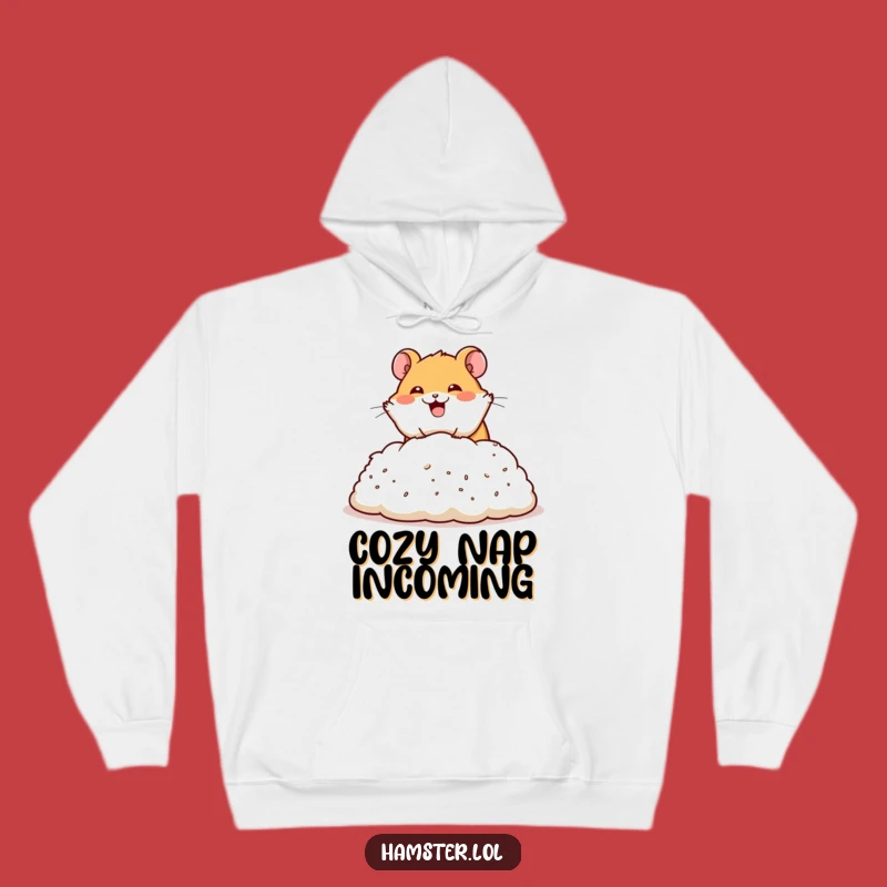 Funny Happy Hamster Hoodie - Dramatic Dive, Cozy Gift
