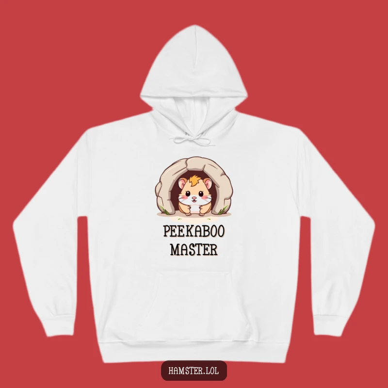 Cozy Funny Hamster Tunnel Hoodie - Warm & Whimsical Gift for Explorers