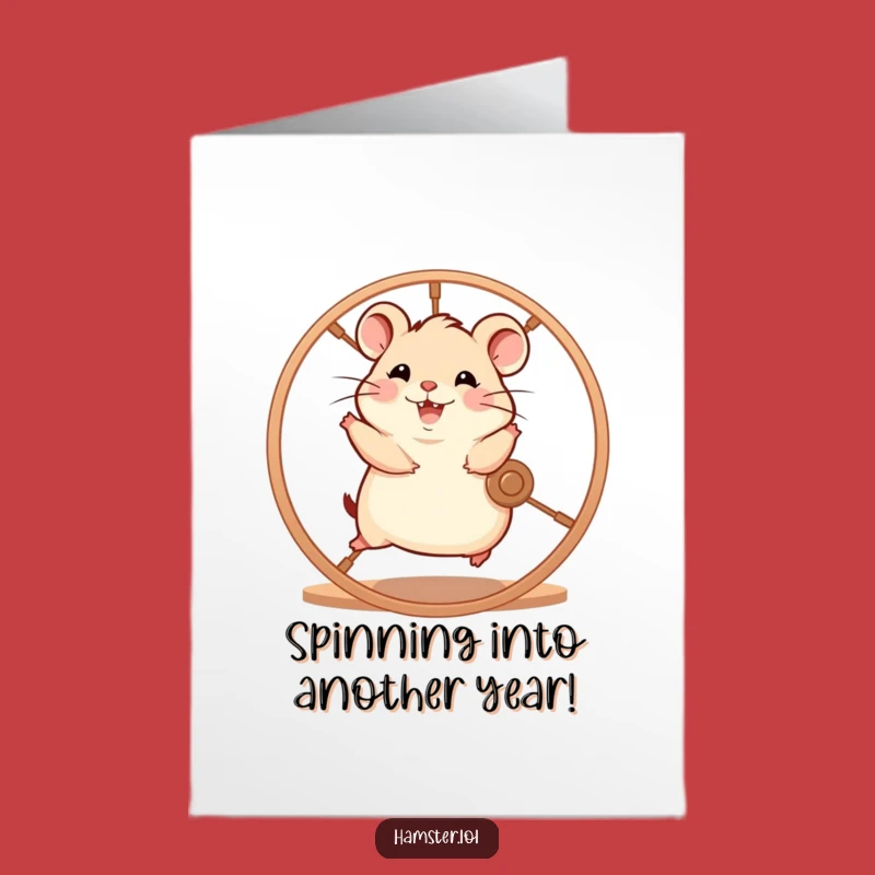 Free Printable Birthday Card: Glee Hamster Wheel - Hilarious Downloadable Gift!