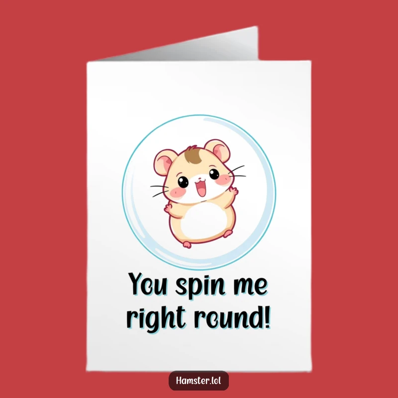 Free Printable Congrats Card: Hamster Speedster, Funny Downloadable Celebration Gift