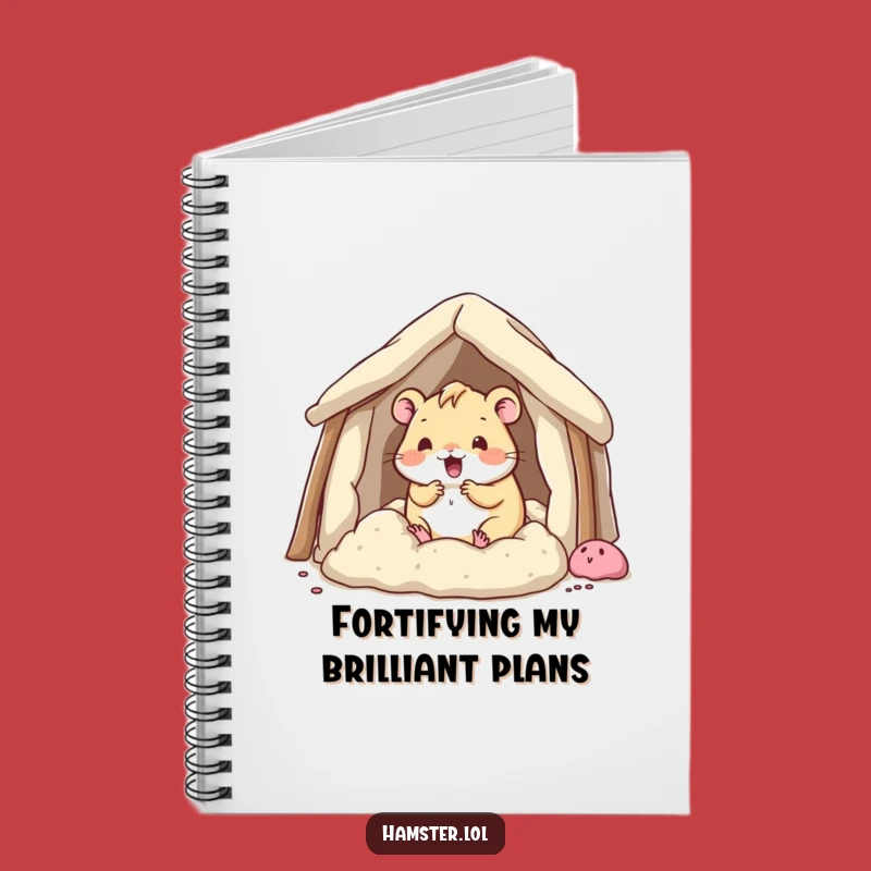 Funny Hamster Fort Journal - Hilarious Notebook Gift for Creative Planners