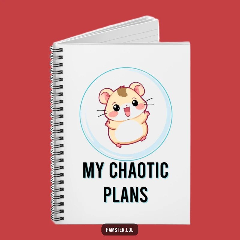 Funny Hamster Ball Notebook - Hilarious Journal for Pet Enthusiasts