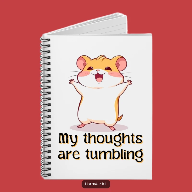 Funny Hamster Flip Journal - Hilarious Notebook Gift for Creative Minds