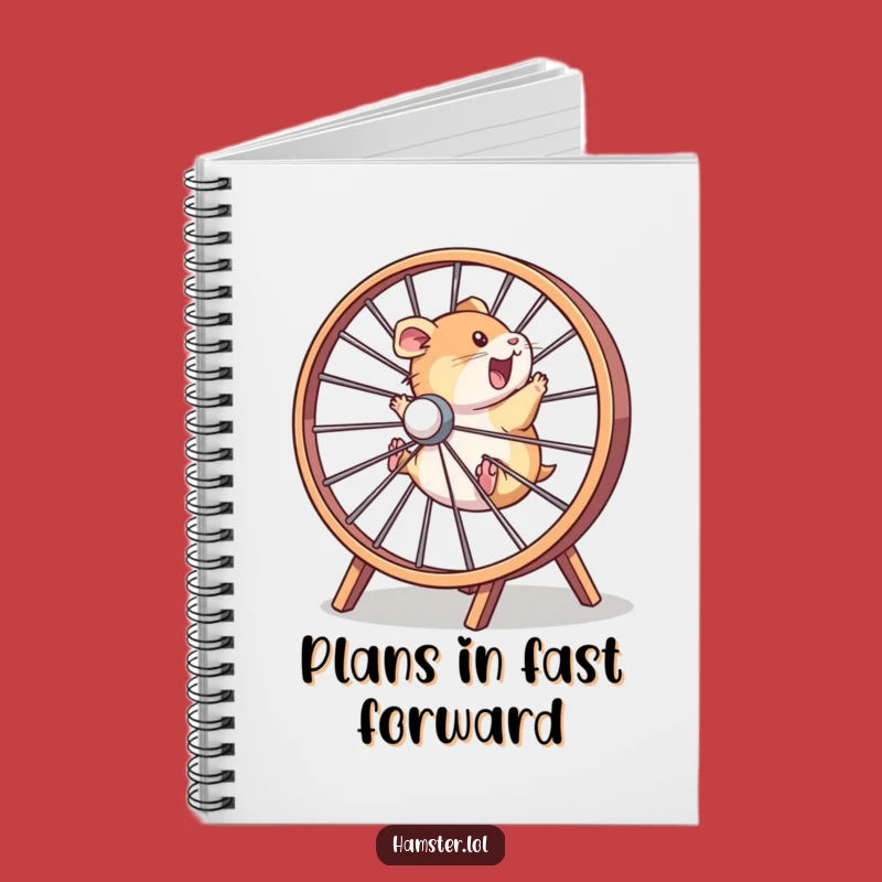Funny Hamster Speed Journal - Hilarious Notebook Gift for Fast Thinkers